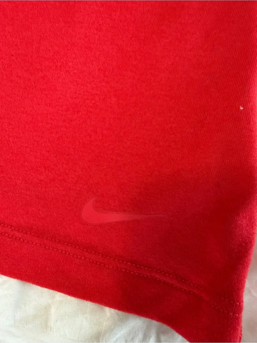 Nike Women's Red Scoop Neck Tank Top